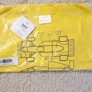 Boys Racecar Blueprint T-shirt